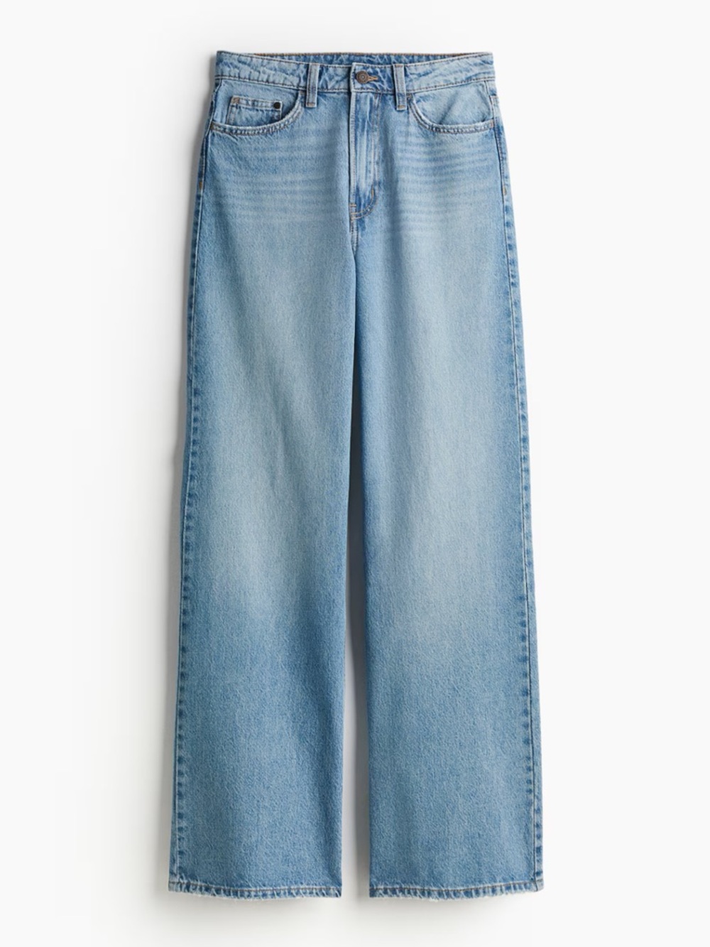 💌 B74-HH H&M Wide Regular Fit Denim - Picture 1 of 4